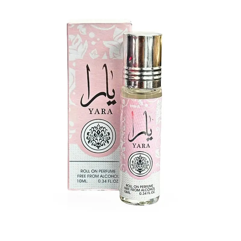 Ard Al Zaafran Trading Yara Roll-On Floral Perfume Oil - 10ML (0.3 fl oz) Alcohol-Containing Perfumes for Women, Aromatic Fruity Fragrance with Citrus Notes, 60-Month Shelf Life, Beauty & Personal Care Item