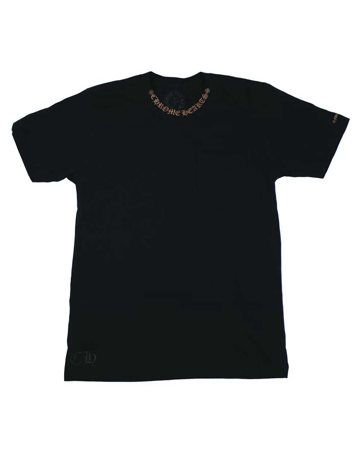 Chrome Hearts Neck Logo Pocket Tee Black/Brown
