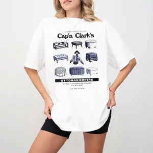 Capn Clarks Ottoman Empire Shirt, Analog Horror, Weirdcore Liminal Graphic Tee, Unisex Sweater Pullover Tee