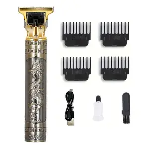 Professional Hair Clippers for Men, Cordless Rechargeable T-Blade Trimmer, LCD Display, Beard & Hair Cutter, Ideal Gift for Father's Day
