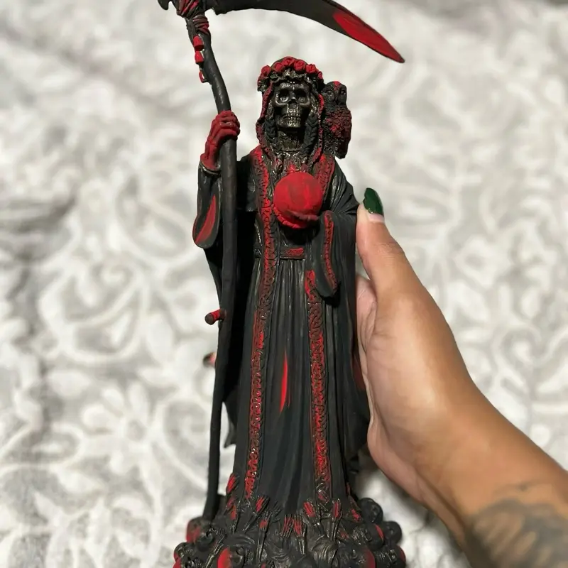 Reversible Santa Muerte Statue