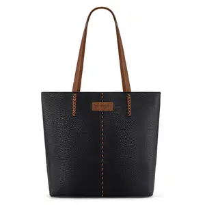 Wrangler Tote Bag for Women Top Handle Satchel Handbag Shoulder Purse with Distinctive Stitching Design Large Capacity