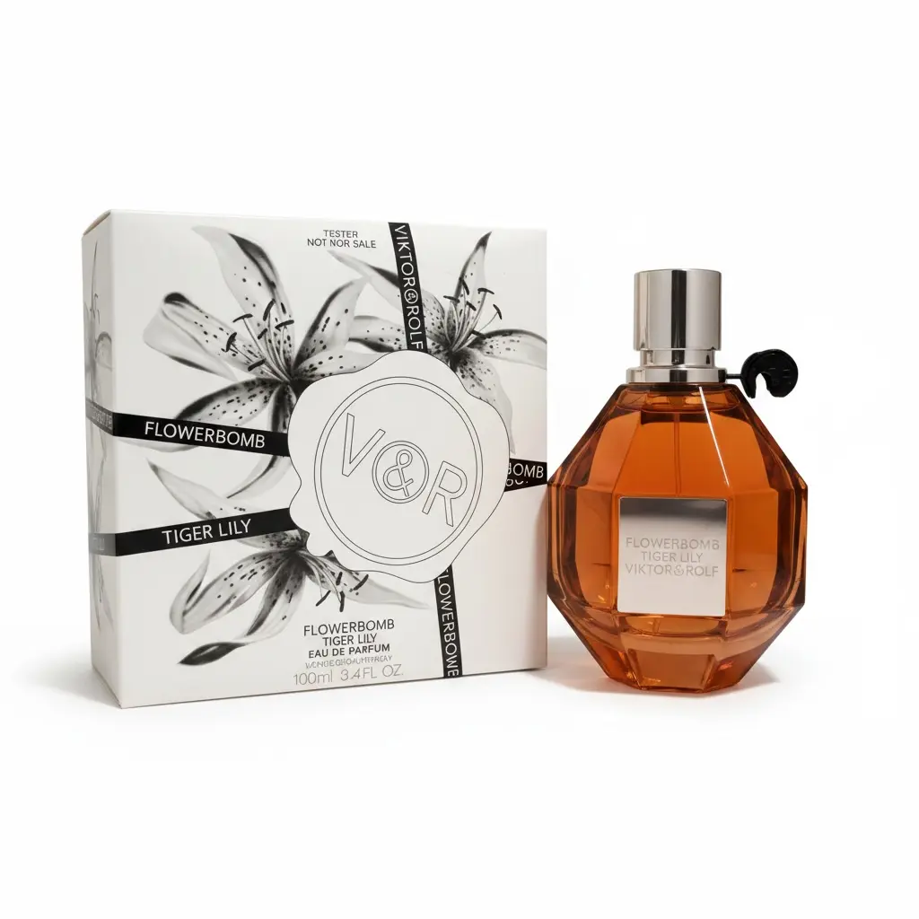 Viktor & Rolf Flowerbomb Tiger Lily 3.4 fl oz -100ml EDP Eau de Parfum for Women (Tester box)