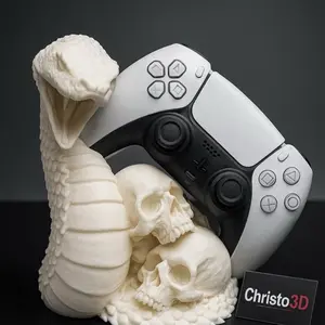 Snake And Skull Controller Holder Stand