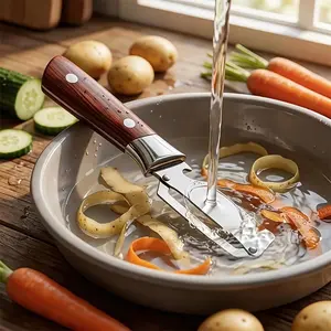Stainless Steel Multi-Functional Vegetable Peeler and Bottle Opener, Easy-To-Use Kitchen Tool, Utensils, Right-Handed, for Various Vegetables and Fruits, Vegetable Peelers for Kitchen, Kitchenware