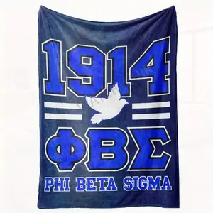 Luxurious Soft Sofa Flannel Blanket - Perfect for Cozy Moments Phi Beta Sigma Inspired Design 4979570 TT3