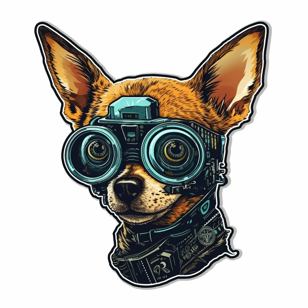 Chihuahua Dog Vinyl Decal Sticker for Car Window, Laptop, Tumbler and more. #003657