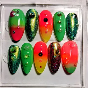 Neon Paradise Press-On Nails