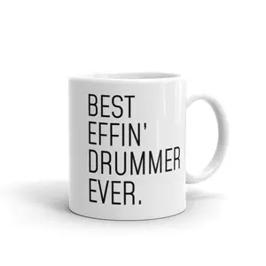Drummer gift, drummer mug, drummer gift for men, drummer gift idea, drummer gift for women, drum mug, drum gift, funny drummer gift 2