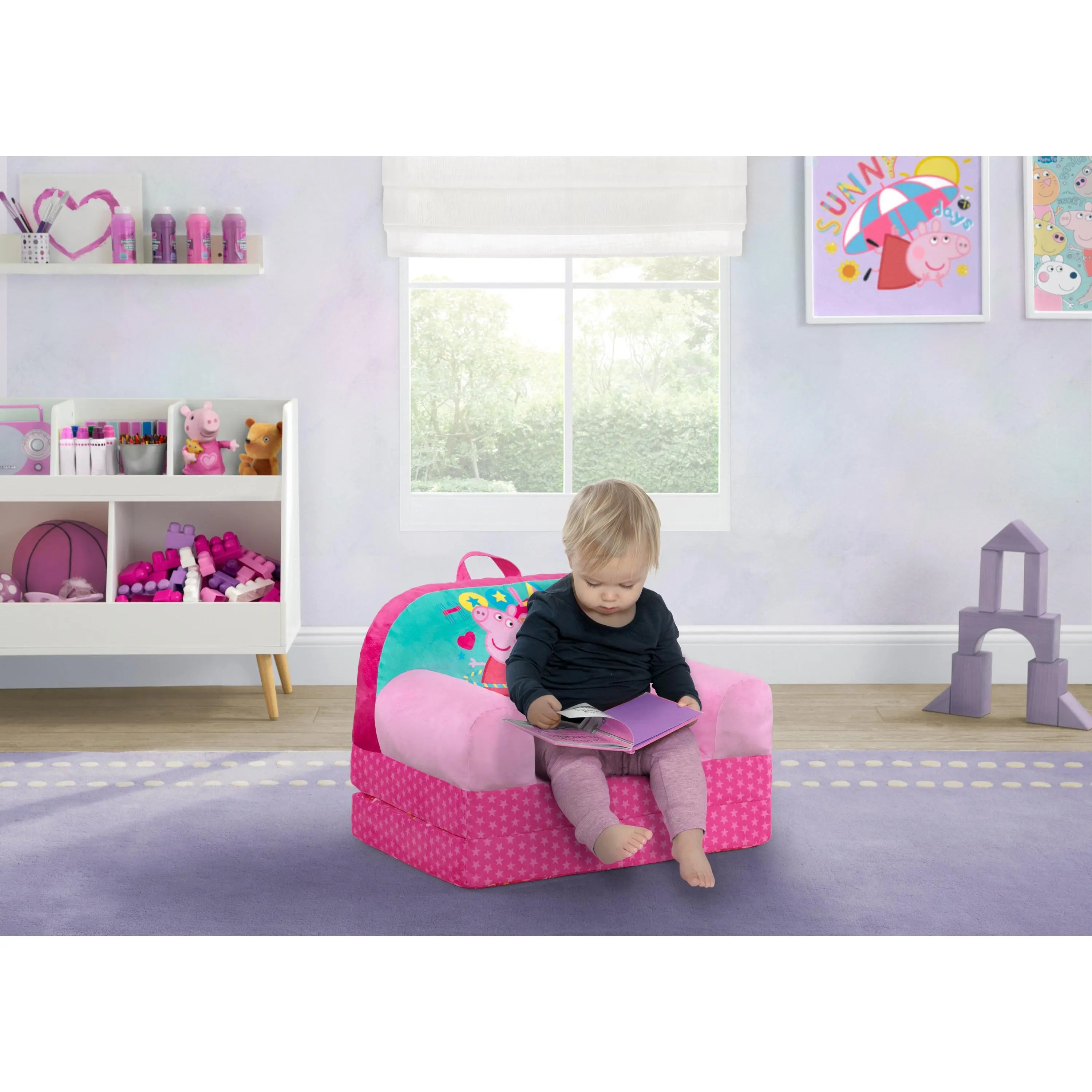 Peppa Pig Cozee Buddy Flip-Out Chair Peppa Pig Cozee Buddy Flip-Out Chair