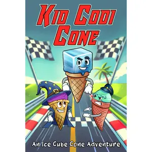 Kid Codi Cone: Ice Cube Adventure Paperback Book - Universal Alphabetical Series, Mysterious Magic Story, Read with Rory, Children's Literature & Art Book for Kids
