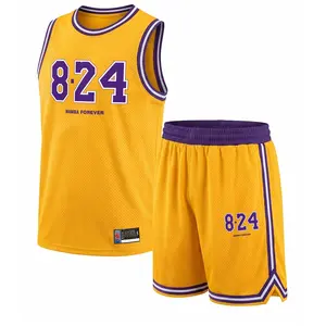 Men's Basketball Jersey Set, Breathable Round Neck Sportswear, Sleeveless Training Uniform, Stylish "8:24" Graphic Design, Athletic Apparel for Basketball, Gym, Running, Outdoor Training, Comfortable & Versatile for All Seasons