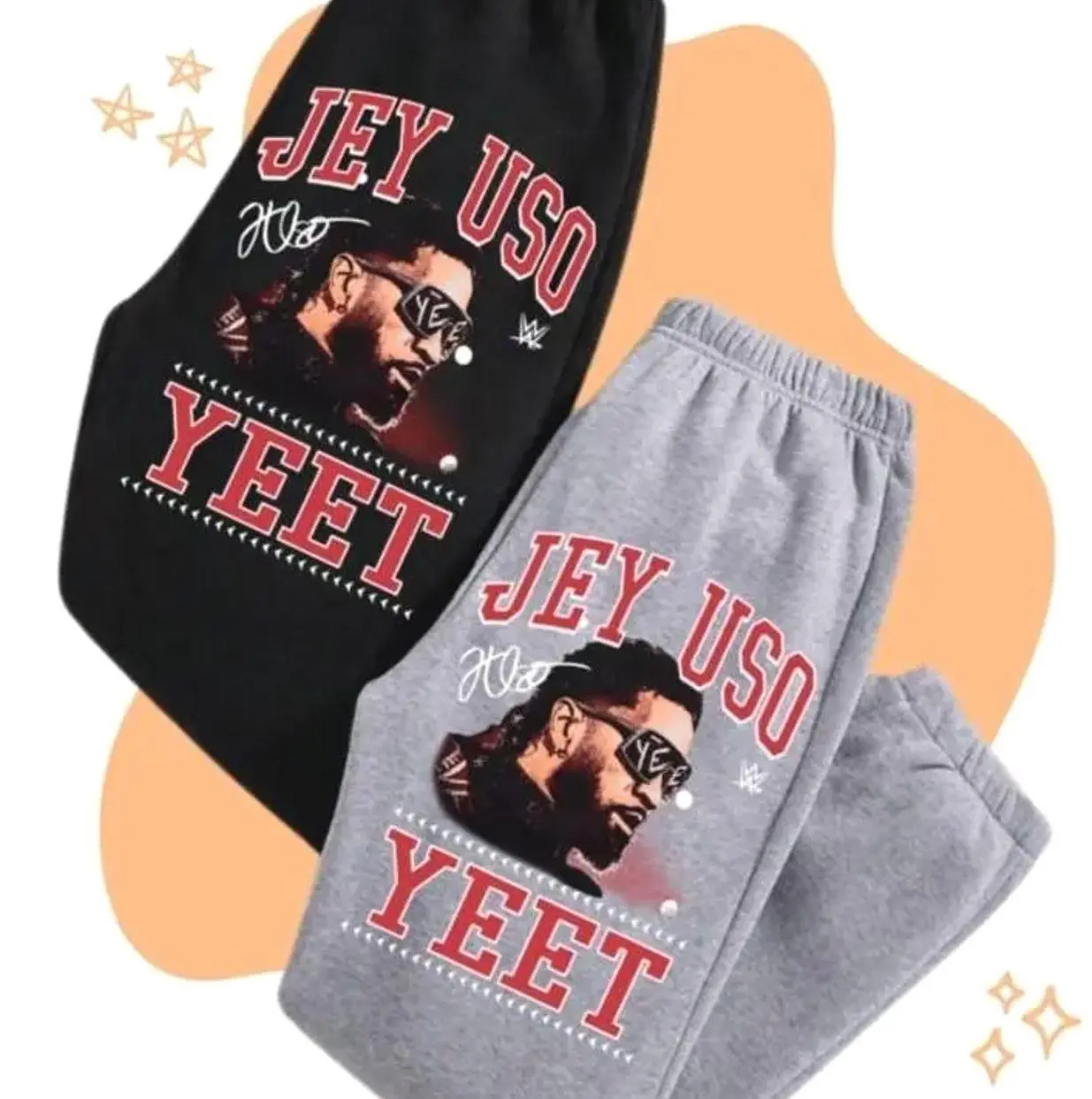 Men's #WWE Jey Uso Yeet Sweatpants Gift For Fan Unisex Sweatpants for Running and Casual Sports All Season Cotton Fleece Comfortable Fit for Men Women, Trending 26
