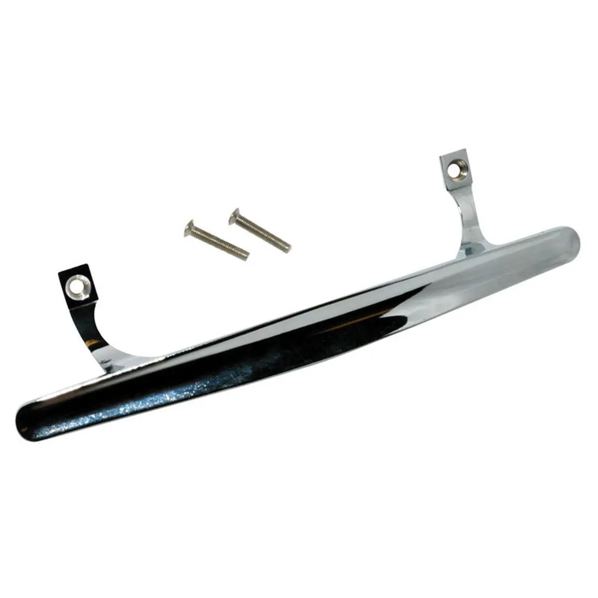 212 MAIN High-Quality Chrome Silver Precision Metal Outdoor Handle Set - Decorative/Door Frame Hardware, Keyless, 1.75in-1in-6-5/8in Screen Hole Spacing, Screws Included, Long-Lasting for Patio Use (Inches Measurement), Decorative Hardware Handle Sets