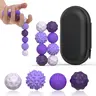 new style set Silicone Ball Set,Fidgeting Relax Toys with ElasticTexture,ViralStress Relief Toy,Fidget Balls Toys, Quietoffice fidget toys,Assorted Colors, Stress Relief