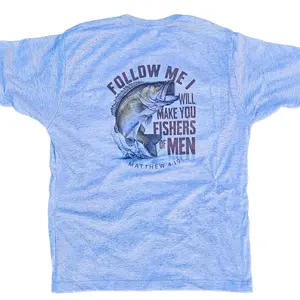 PRINTS ON BACK - Mens Christian Tee Collection - BUY ONE OR BUY THEM ALL Christian Shirts