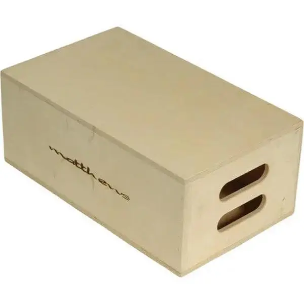 Matthews Smooth Full AppleBox Organiser Set - 20x12x8in, Standing & Wall-Mountable Home Storage Bin for Home Supplies