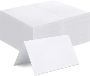 120 Pcs Place Cards, 2x3.5in Blank Fillable Banquet Seat Card for Table Setting, Escort Card, Wedding Place Cards for Wedding, Table, Dinner Parties