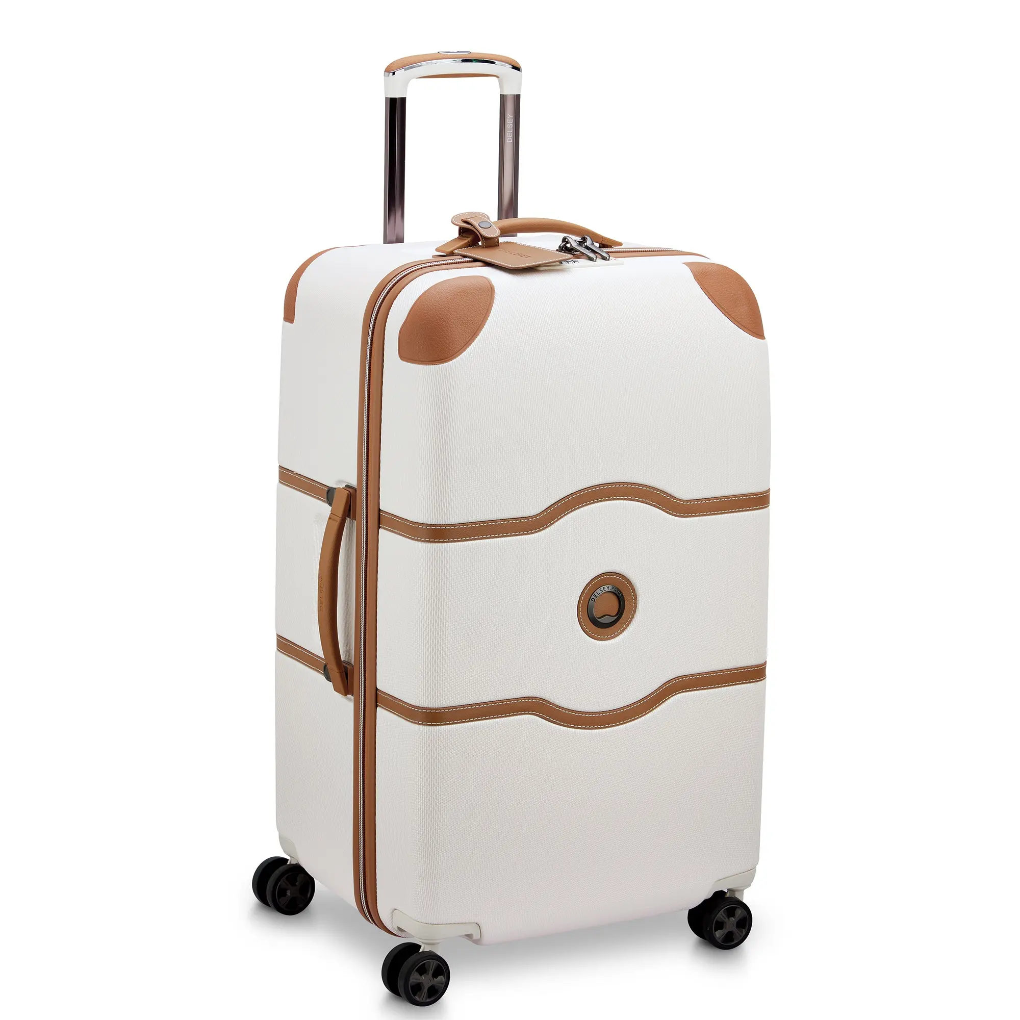 Delsey Paris Chatelet Air 2.0 Hardshell Medium Trunk Check-In Spinner Luggage, featuring Spinner Wheels, Functional Protective Handle, Hardshell Luggage, Spinner Wheels Luggage
