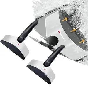 Car snow shovel and ice scraper, multi-functional windshield cleaning and defrosting tool, car cleaning accessory, suitable for Nismo cars, Nissans, Tiida, Teana, Skyline, Juke, X-trail, Almera, Qashqai, Juke, Tiida, Teana, GTR, 350Z, 370Z, 240SX