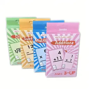 36 Math Flashcards for Addition, Subtraction, Multiplication, Preschool Learning Activities, Homeschooling Supplement