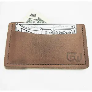 Leather Front Pocket Wallet Horizontal
