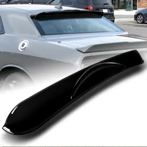 For 2008 - 2023 Dodge Challenger Smoke Rear Window Roof Visor Spoiler Wing