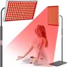 NeoThera Powerful Red Light Therapy Lamp with Stand, Base, Gooseneck - 160 Dual-Wavelength 660nm/850nm LED Panels, 360° Rotatable Head, Full-Body Coverage Home Wellness Device for Adults (Face, Back, Arms) - Father’s Day Gift for Dad