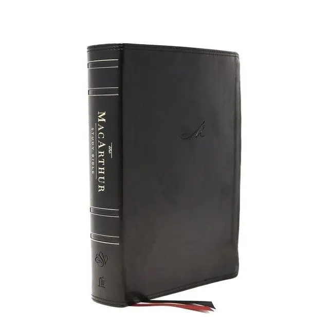 ESV, MacArthur Study Bible, 2nd Edition, Leathersoft, Black: Unleashing God's Truth One Verse at a Time by John F. MacArthur||Thomas Nelson [Leathersoft Book]
