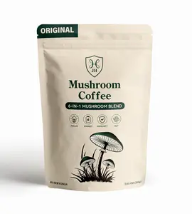 JH Mushroom Coffee  | Low Caffeine Energy | No Jitters, No Crash | Sugar-Free | Smooth Focus Blend