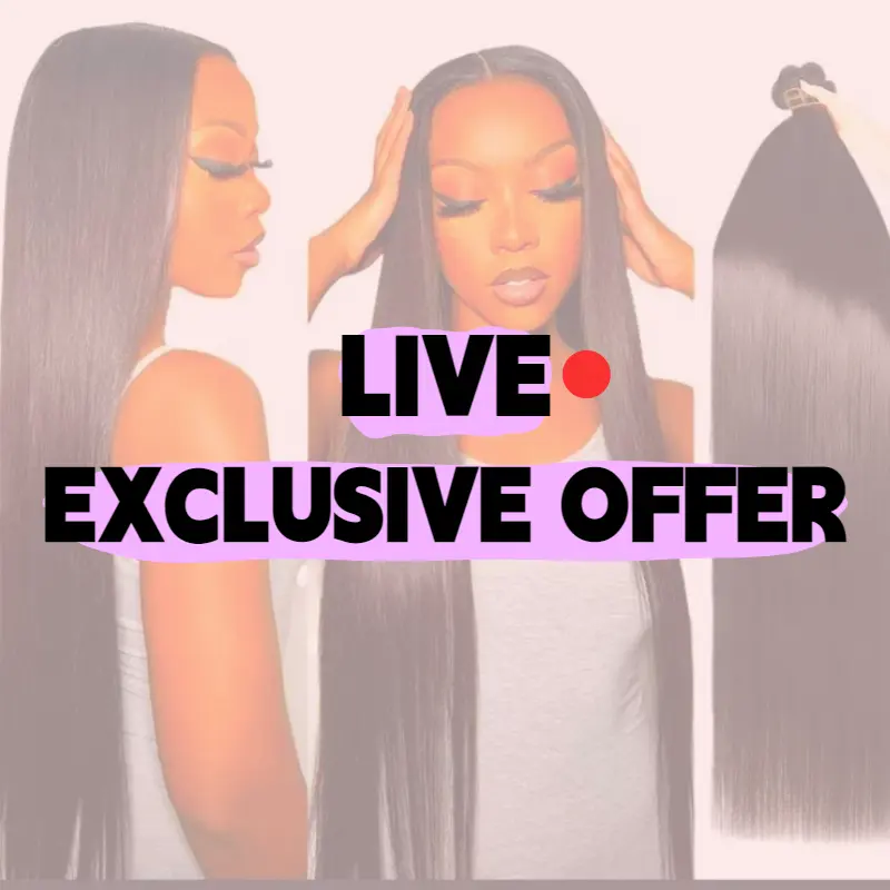[LIVE EXCLUSIVE]  Ashine 3 Bundles Deal 12-30 Inches Salon Quality Brazilian Virgin Bundles 100% Human Hair