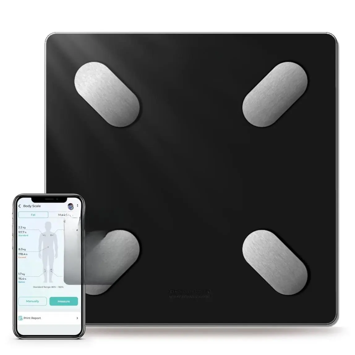 Smart Scale for Body Weight Body Composition Monitor, Bathroom Digital Weighing Scale with BMI, Body Fat, Muscle Mass, Accurate Bluetooth...