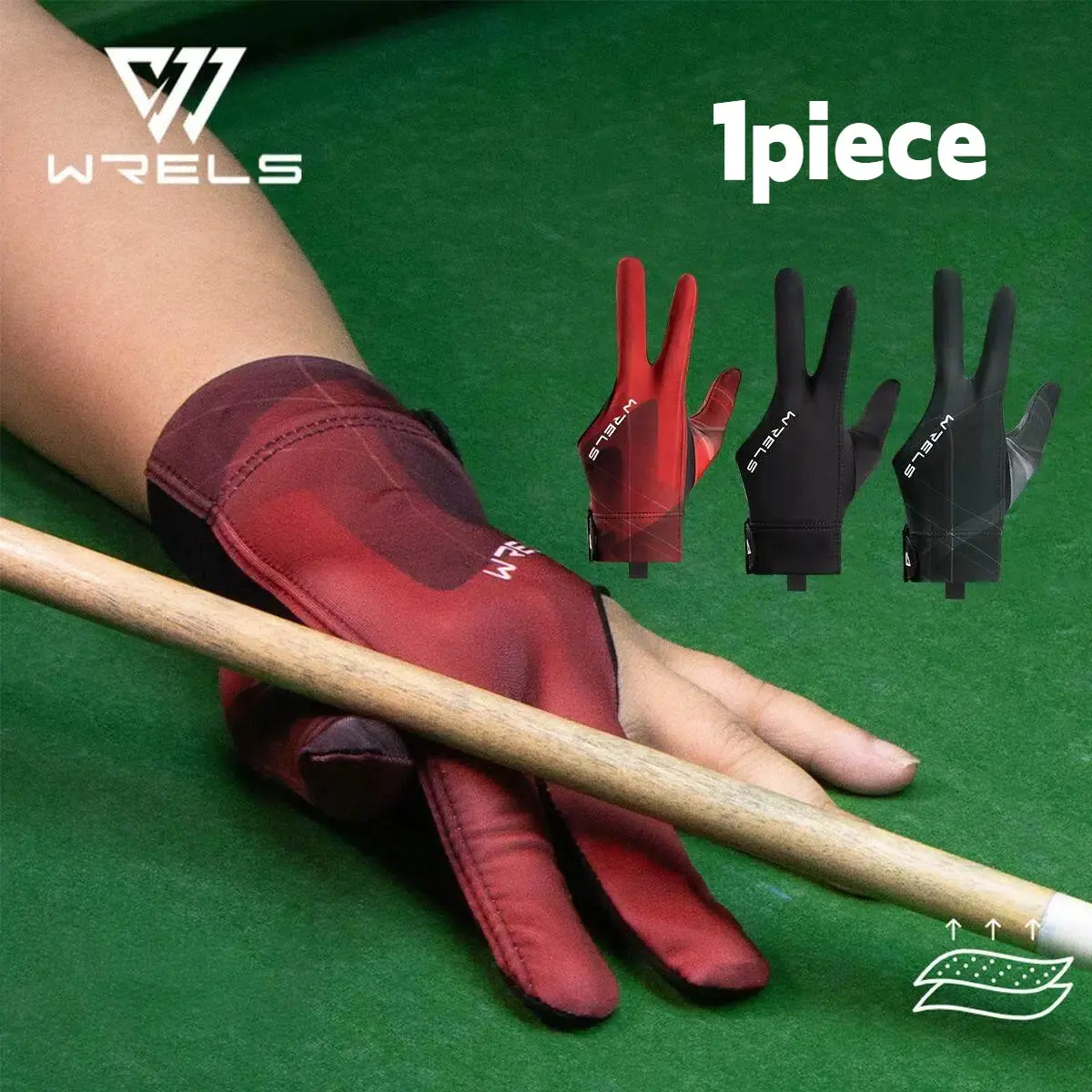 Professional Billiards Glove, Pool Billiards, 1 Count Left Hand Non-slip Breathable Billiards Glove, Billiards Accessories for Men & Women, Billiards Equipment