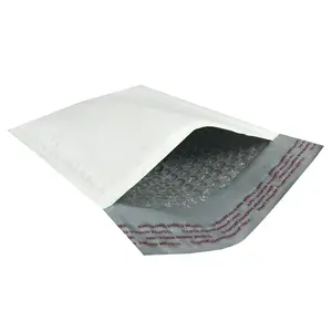 UOFFICE Poly Bubble Mailer Bags 6" x 10" #0 Padded Shipping Pouches with Self-Sealing Closure Durable Polyethylene Exterior Bubble Lining for Secure Shipping