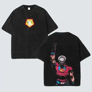 PEACEMAKER 2 - JOHN CENA 2.0 Retro Oversized Heavyweight Cotton Vintage Tee, Comics Superhero Shirt, Classic Movie Lover T-shirt For Men, Movie Buff Tee, Film Fan Gift, Vintage