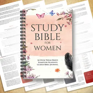 1 Inspirational Christian Gift Spiral Devotional Notebook, Guided Journal, Daily Devotional Journal, Notepad with Weekly Verses and Color-marked Guide, Brighten Up Every Day with God's Word, Great for Christian Gifts for Women, 5.5*8.3 Inches