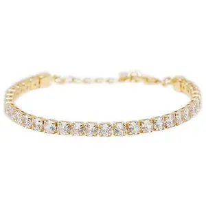 Ettika Giselle Adjustable Sparkle Tennis Bracelet