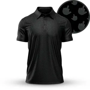Made in USA Funny Innuendo Men's Golf Polo Shirt Novelty Printed Casual Breathable Top