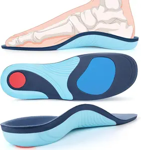 Plantar Fasciitis Insoles, Arch Support Inserts for Pain Relief, Orthotic Insole Over 220 lbs for Men & Women, Plantar Fasciitis, Flat Feet, Running, Athletics