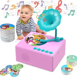 Early Education Sound Recorder, Multifunction, Includes 31 Nursery Rhymes, 11 Classical Music, 25 Fairy Tales, Portable Storytelling Machine