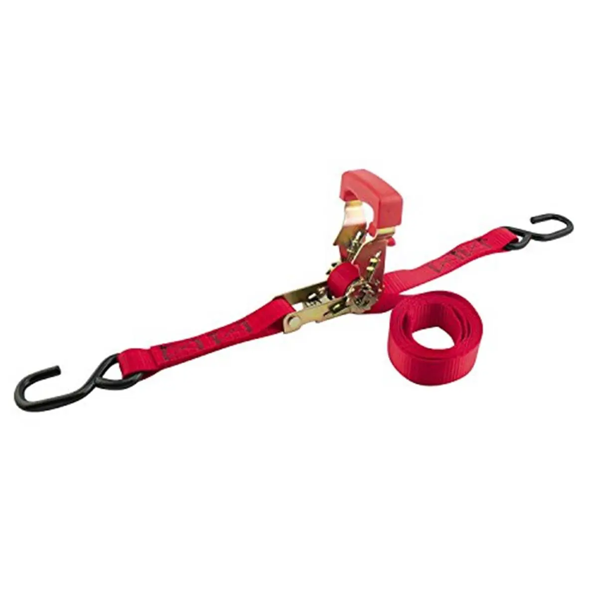 Erickson Manufacturing 51333 Rubber Handle Ratchet, Red - 1 x 15 ft. & 2000 lbs