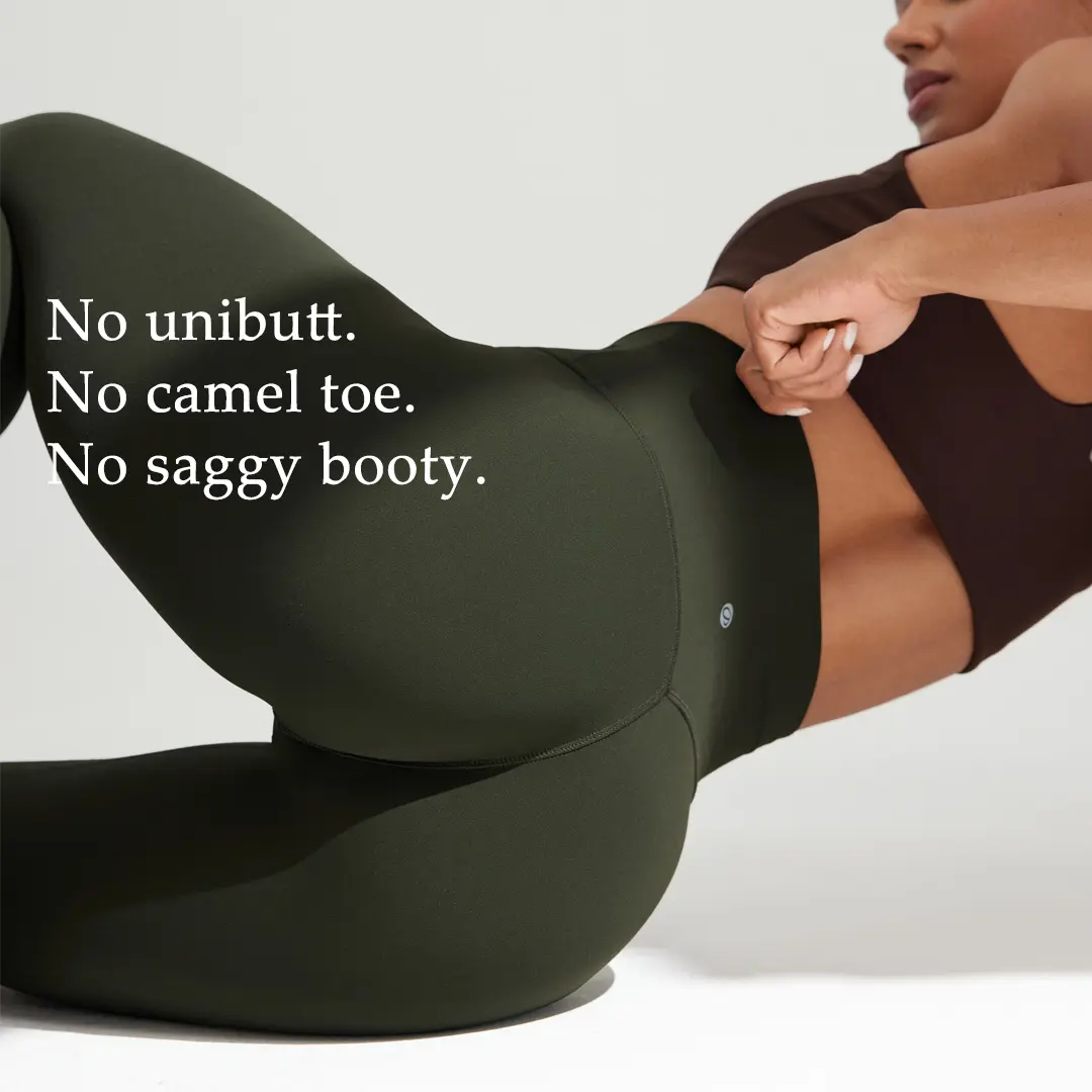 CRZ YOGA Secretsculpt Butterlift Yoga Pants- Leggings 25" /Biker Shorts 4"- No Front Seam High Waisted Womens leggings Booty Scrunch Butt