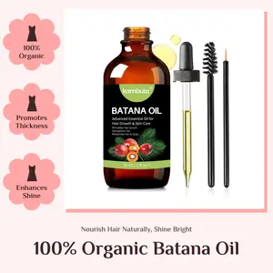 Kambuta Batana Oil Hair Growth & Care 100% Organic Moisturizer for Dry Damaged Hair 30ml Plant Extract Scalp Treatment Serum