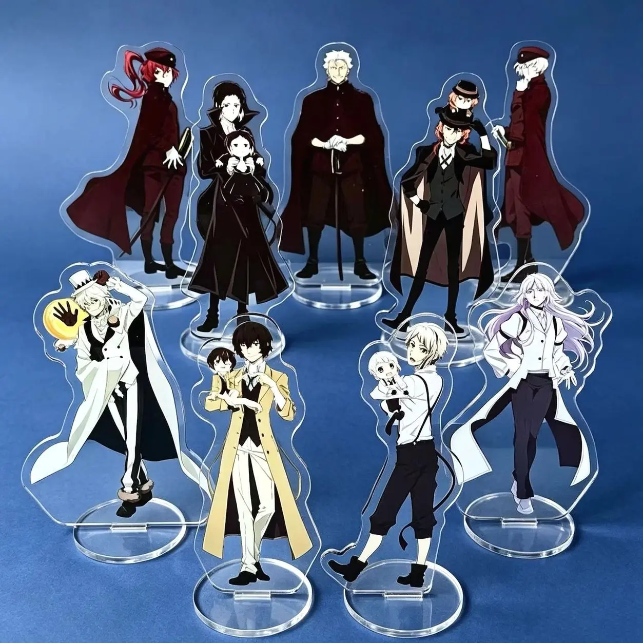 9 ops Bungo Stray Dogs Acrylic Standee, Bungo Stray Dogs Anime Gifts, Gifts for friend, Birthday Gifts for Her