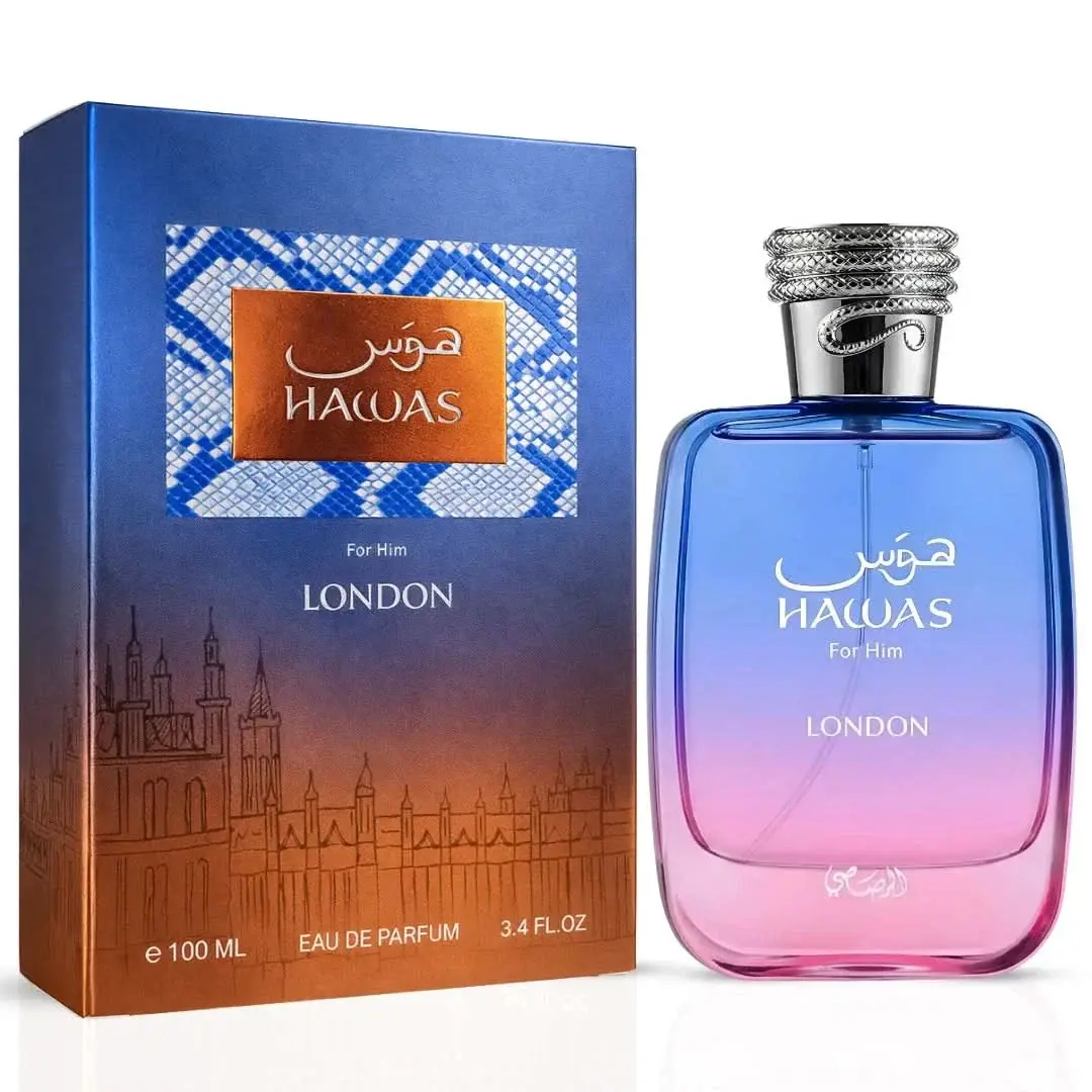 Hawas London Eau De Parfum Spray 100ml (3.38 oz) By Rasasi