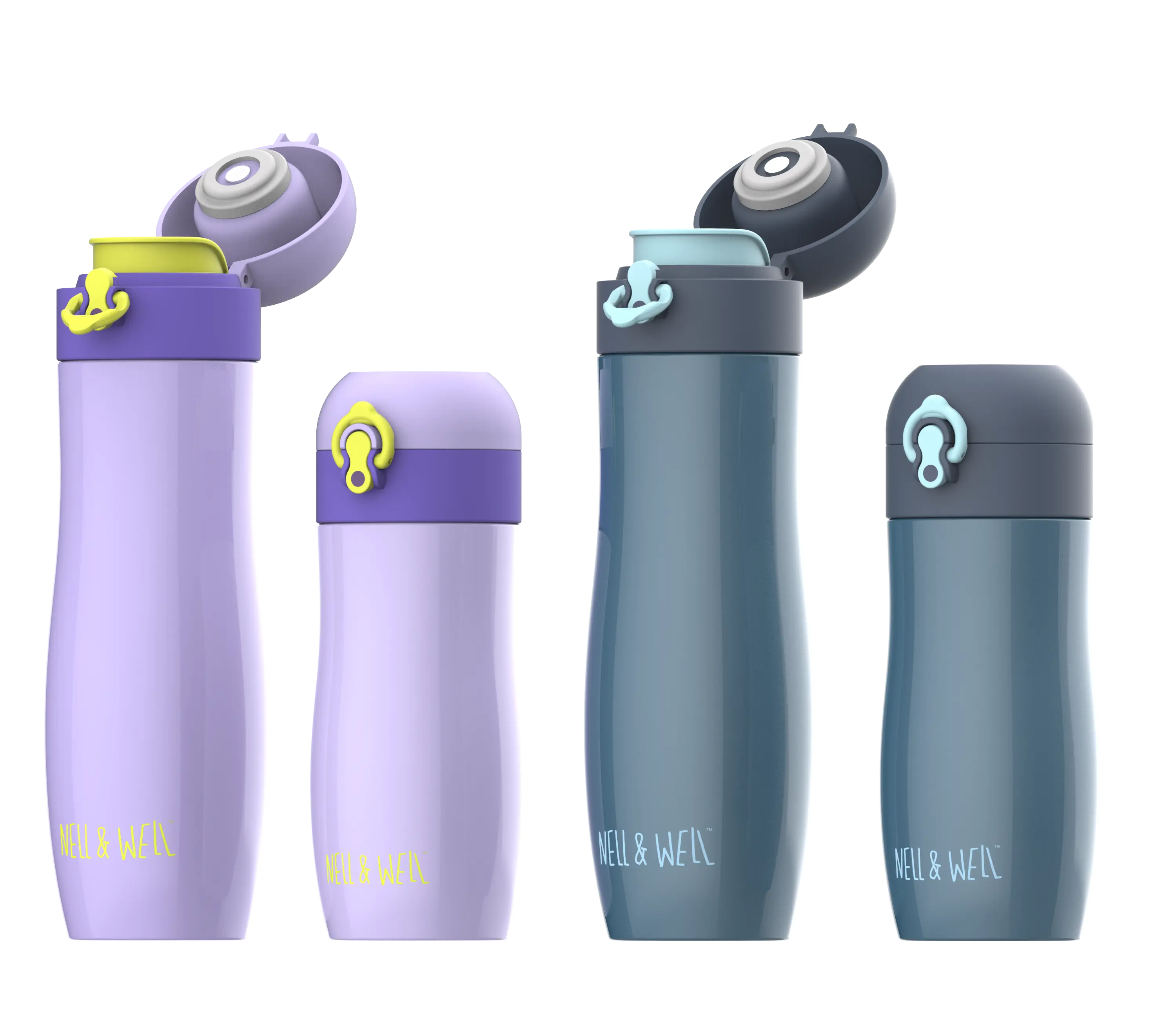 Nell & Well Portable Magic Water Bottle, 400ML/600ML, Reusable Cup Drinkware Tumbler