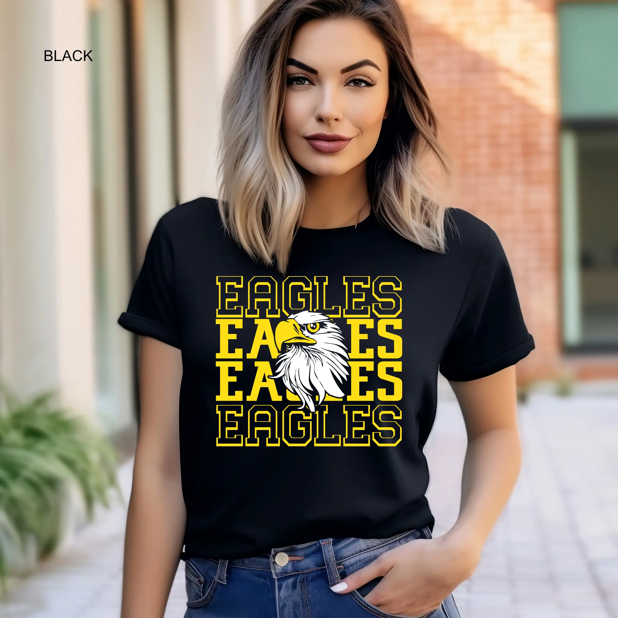 Eagles Eagles | Madisonville Jr. High | MJH | Short Sleeve