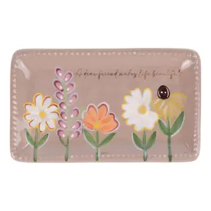 GH A Dear Friend Wildflowers Trinket Tray