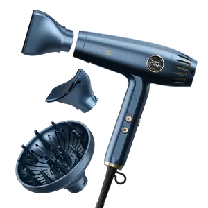 Conair InfinitiPRO DigitalAIRE 2.0 Blue Hair Dryer with Frizz Defense & Advanced Plasma Technology for Salon-Quality Blowouts