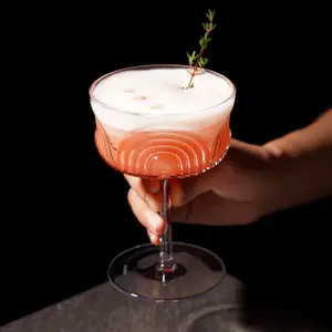 Beau Crystal Cocktail Coupes Drinkware Glass Cocktail Glassware Aesthetic Classic Line Classic Line glass cup